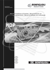 BONFIGLIOLI HDP 140 Manual Instalación Uso Y Mantenimiento