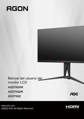 AOC AGON AG275QZ Manual Del Usuario