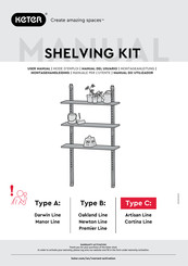 Keter SHELVING KIT Manual Del Usuario