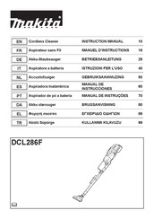 Makita DCL286F Manual De Instrucciones