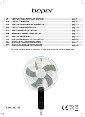 Beper VE.112 Manual De Instrucciones