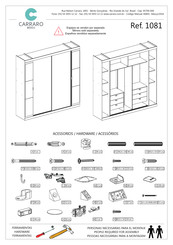 CARRARO Moveis 1081 Instrucciones De Montaje