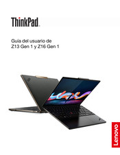 Lenovo ThinkPad Z13 Gen 1 Guia Del Usuario