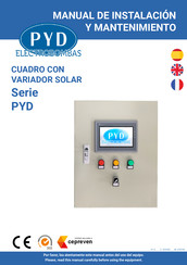 PYD Electrobombas PYD Serie Manual De Instalación Y Mantenimiento