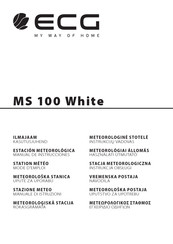 ECG MS 100 White Manual De Instrucciones