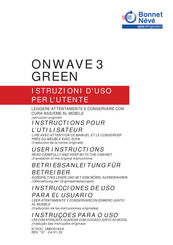 Bonnet Neve ONWAVE 3 GREEN Instrucciones De Uso Para El Usuario