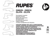 Rupes GM81N Instrucciones Original De Uso Y Manutención