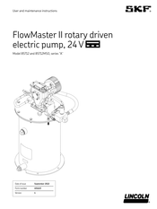 SKF Lincoln FlowMaster II A Serie Instrucciones Del Usuario