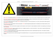 RHINO AccessStep connect PS397 Instrucciones De Montaje