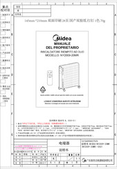 Midea NY2009-20MR Manual Del Propietário