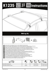 Yakima K1235 Manual De Instrucciones