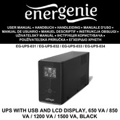 Energenie EG-UPS-034 Manual De Usuario