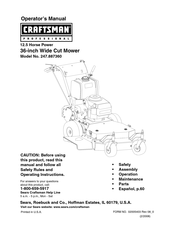 Craftsman professional 247.887360 Manual Del Operador