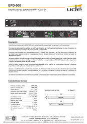 Ude EPD-500 Guia Del Usuario