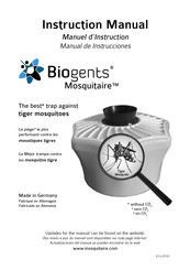 Biogents Mosquitaire Manual De Instrucciones