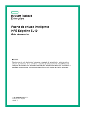 HP Enterprise Edgeline EL10 Guia Del Usuario