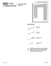 Uline H-6185 Ensamble Manual