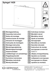 GERMANIA WERK Spiegel 1429 Instrucciones De Montaje