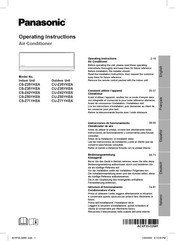 Panasonic CU-Z50YKEA Instrucciones De Funcionamiento