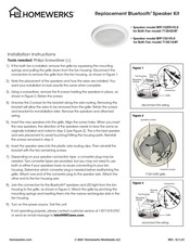 Homewerks 7130-16-BT Instrucciones De Instalación