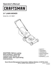 Craftsman 247.38821 Manual Del Operador