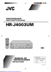 JVC HR-J4003UM Manual De Instrucciones