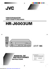 JVC HR-J6003UM Manual De Instrucciones