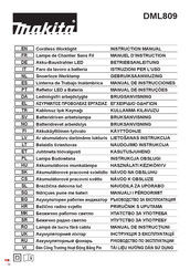 Makita DML809 Manual De Instrucciones