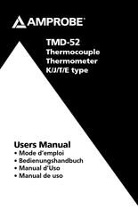 Amprobe TMD-52 Manual De Uso