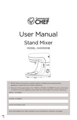 Commercial CHEF CHSM53MB Manual De Usuario