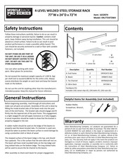 EDSAL MUSCLE RACK PRO Serie Manual Del Usuario