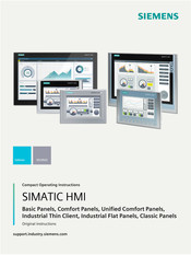 Siemens SIMATIC HMI Instrucciones De Servicio Resumidas