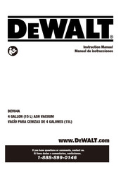 DeWalt DXV04A Manual De Instrucciones