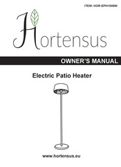 Hortensus HOR-EPH1500W Instrucciones