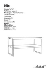 Habitat Kilo 820804 Instrucciones