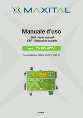 Maxital TXFO-IFTV Manual De Usuario