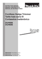 Makita DUH606 Manual De Instrucciones