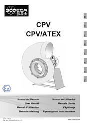 SODECA CPV/ATEX-1325-2T Manual Del Usuario