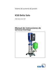 KSB Delta Solo SVP Manual De Instrucciones De Servicio/Montaje