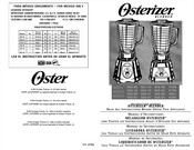 Oster Osterizer 4122 Manual De Instrucciones