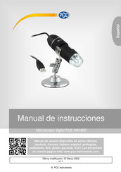 PCE PCE-MM 800 Manual De Instrucciones