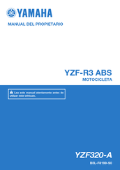 Yamaha YZF320-A 2019 Manual Del Propietário