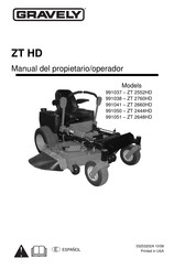 Gravely 991051 Manual Del Propietario - Operador