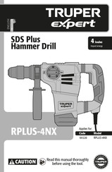 Truper Expert SDS Plus RPLUS-4NX Manual De Instrucciones