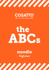 Cosatto the ABCs noodle Manual De Instrucciones