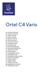 Thuasne Ortel C4 Vario Manual De Instrucciones