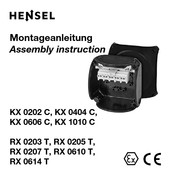 Hensel RX 0610 T Instrucciones De Montaje