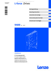 Lenze E94APNE04 Serie Instrucciones Para El Montaje