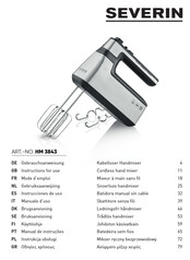 SEVERIN HM 3843 Instrucciones De Uso