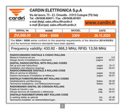 Cardin Elettronica S504 Serie Manual Del Usuario